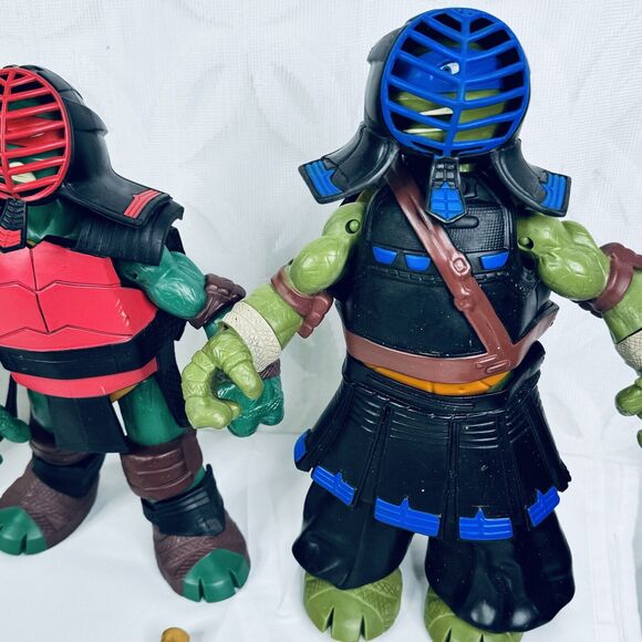 Teenage Mutant Ninja Turtles TMNT Dojo Training set Raphael, Michaelangelo Leo - Picture 4 of 12